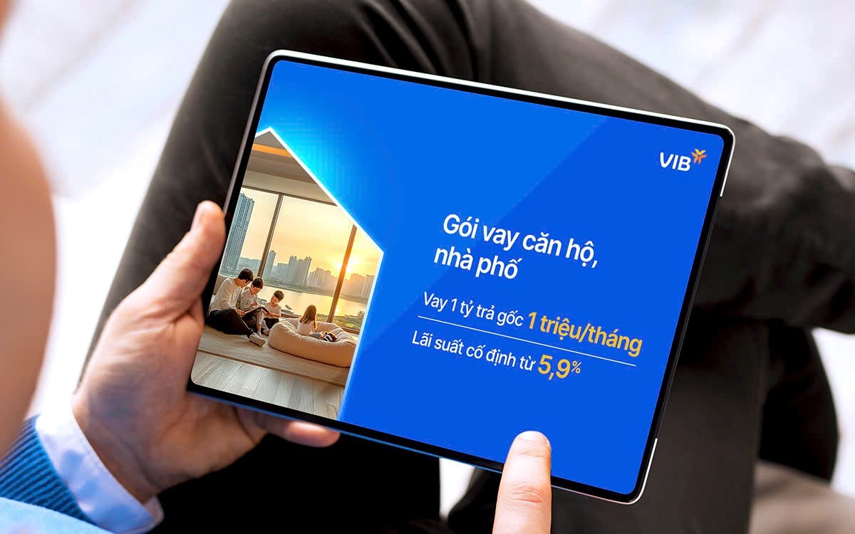 Giải pháp tài chính đột phá cho người mua nhà: Vay 1 tỷ trả gốc 1 triệu đồng/tháng