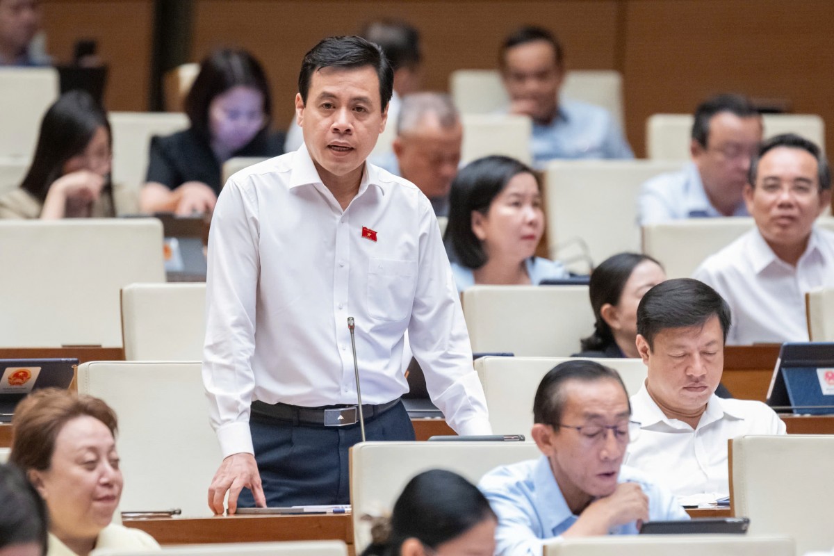 Đại biểu Trần Anh Tuấn - Đoàn ĐBQH TP. Hồ Chí Minh. Ảnh: VPQH