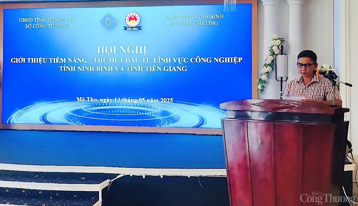 Tiền Giang-Ninh Bình: Xúc tiến đầu tư công nghiệp tiềm năng