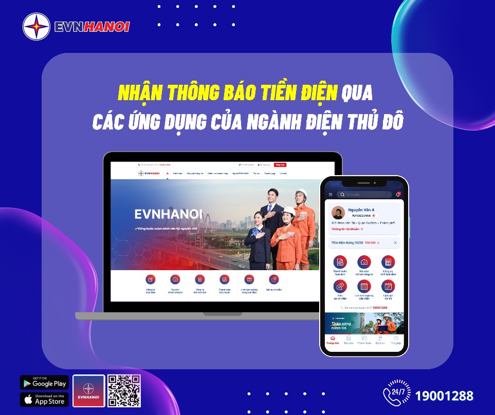 EVNHANOI đẩy mạnh số hóa, nâng trải nghiệm người dùng điện EVNHANOI đẩy mạnh số hóa, nâng trải nghiệm người dùng điện
