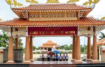 Đền thờ Bác Hồ tại Cù Lao Dung: Biểu tượng lịch sử của người dân Sóc Trăng