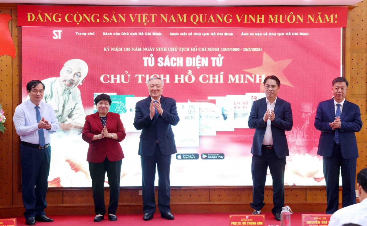 Ra mắt Tủ sách điện tử Chủ tịch Hồ Chí Minh Ra mắt Tủ sách điện tử Chủ tịch Hồ Chí Minh