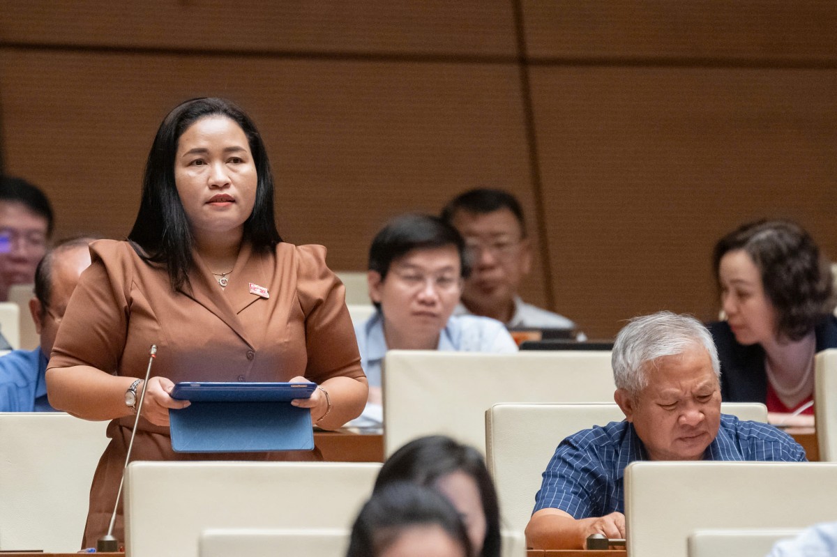 Đại biểu Chamaléa Thị Thủy (Đoàn Ninh Thuận) Đại biểu Chamaléa Thị Thủy (Đoàn Ninh Thuận)