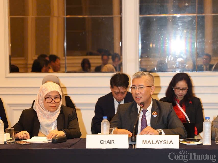 Chùm ảnh: Bộ trưởng Nguyễn Hồng Diên chia sẻ APEC 2025