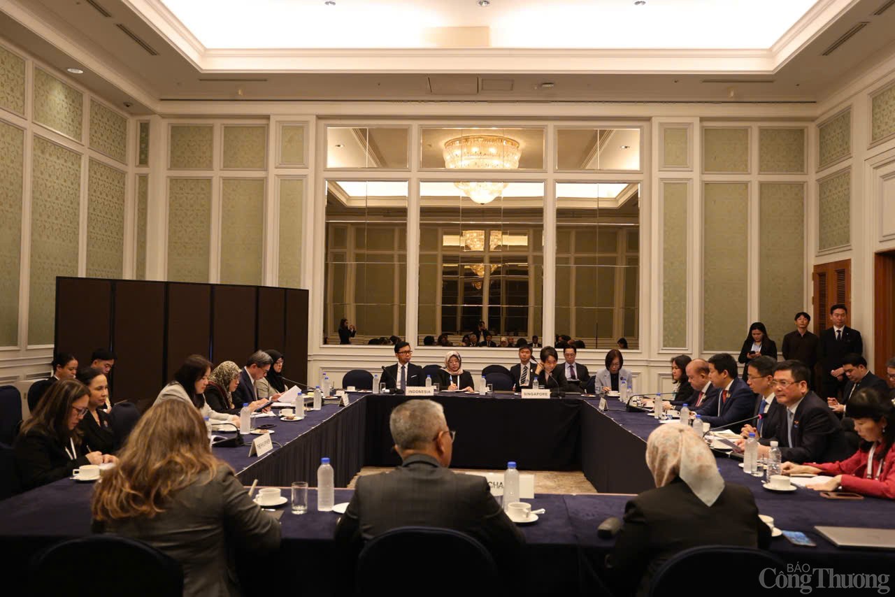 Chùm ảnh: Bộ trưởng Nguyễn Hồng Diên chia sẻ APEC 2025