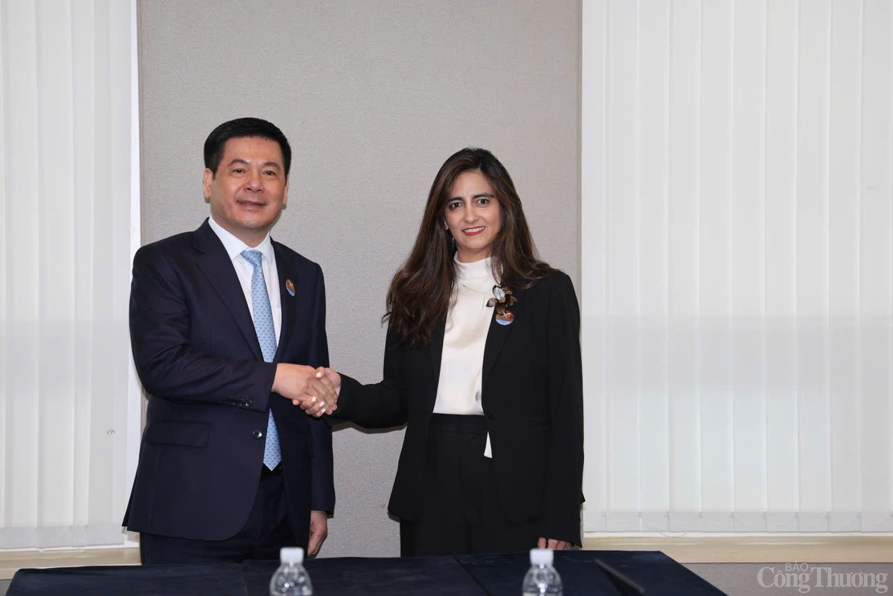 Chùm ảnh: Bộ trưởng Nguyễn Hồng Diên chia sẻ APEC 2025