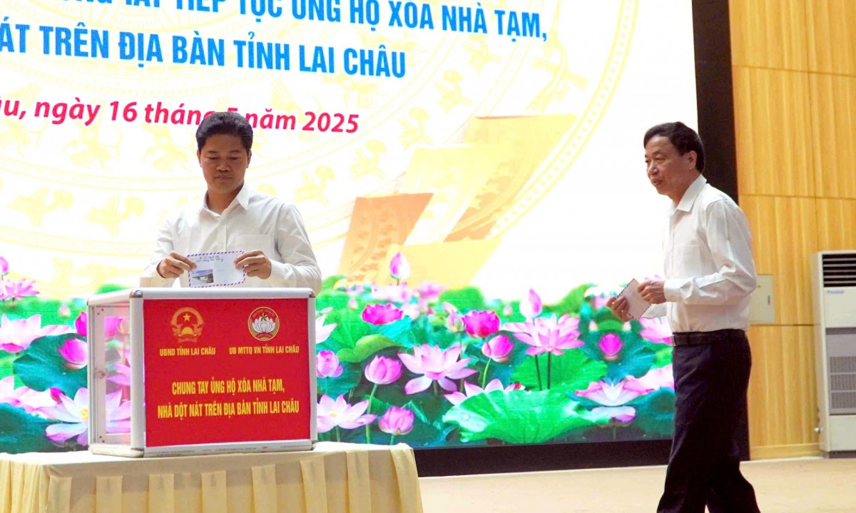 Lai Châu: Huy động được trên 392 tỷ đồng xóa nhà tạm, nhà dột nát Lai Châu: Huy động được trên 392 tỷ đồng xóa nhà tạm, nhà dột nát