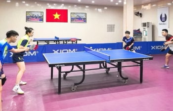 Hơn 200 vận động viên tranh tài ở Giải vô địch bóng bàn quốc gia Báo Nhân Dân