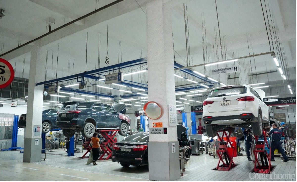 Khu bảo dưỡng của Toyota Vinh 