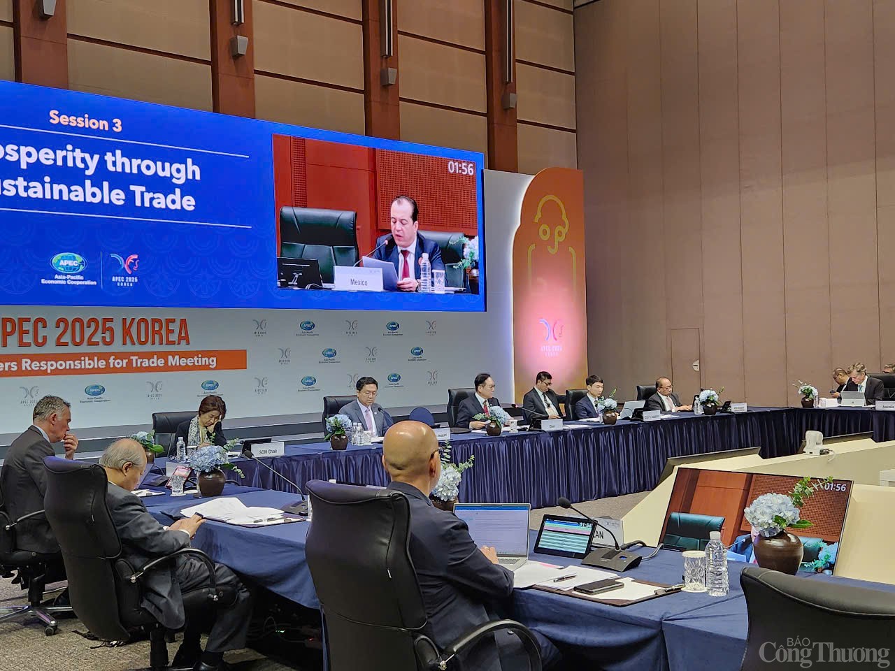 Chùm ảnh: Các hoạt động của Bộ trưởng Nguyễn Hồng Diên tại Hội nghị Bộ trưởng Thương mại APEC 2025