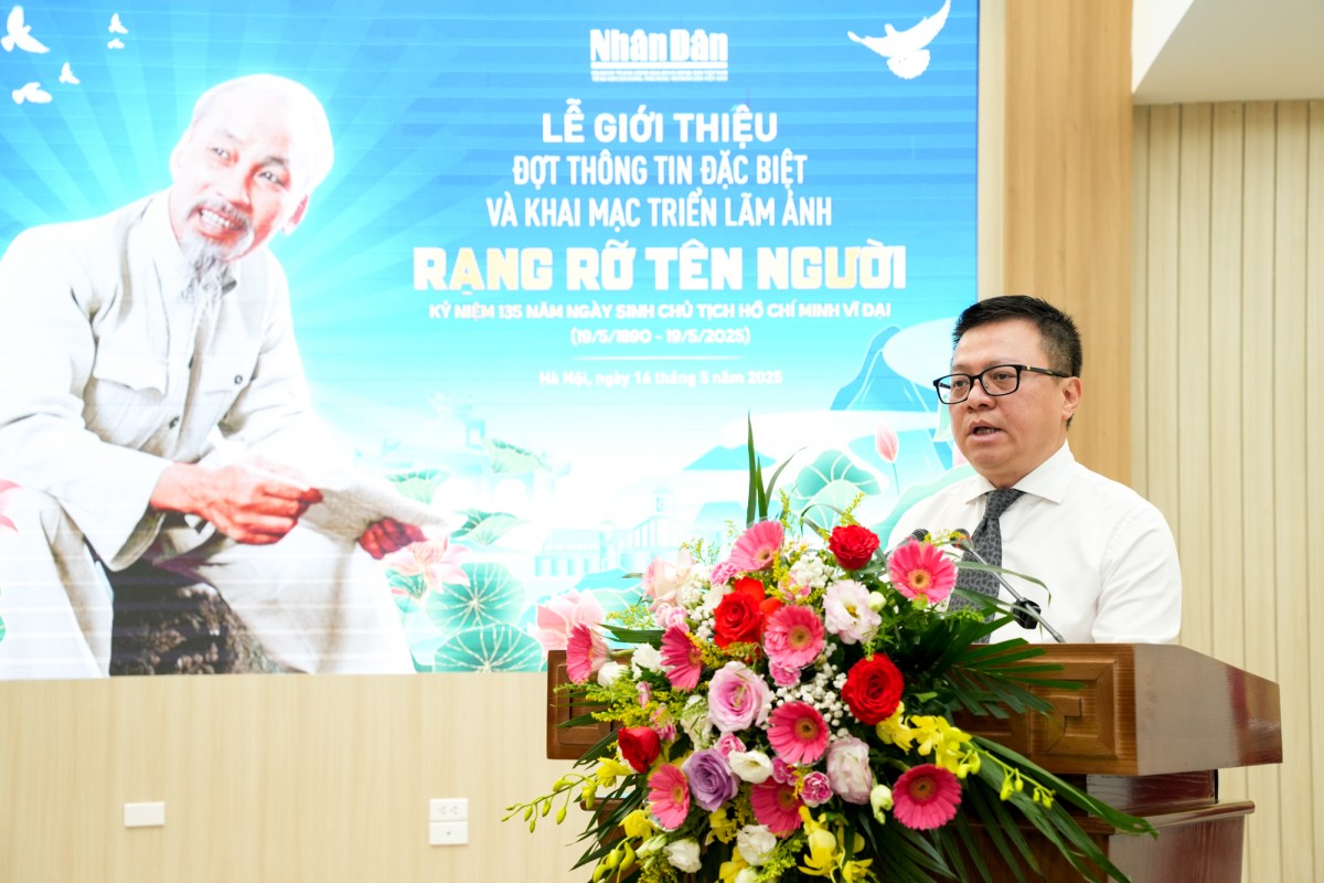 Tổng Biên tập Báo Nhân Lê Quốc Minh