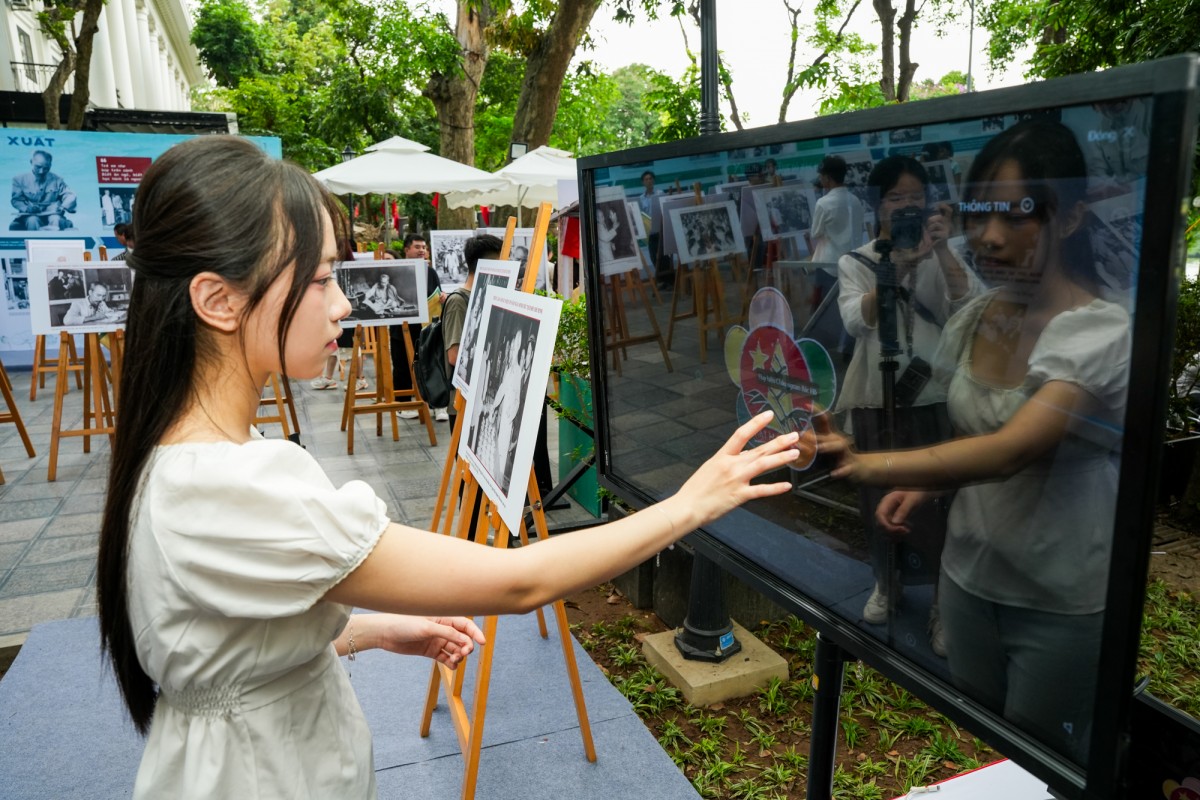 triển lãm khai thác tối đa công nghệ hiện đại để tạo nên trải nghiệm số hóa hấp dẫn. 