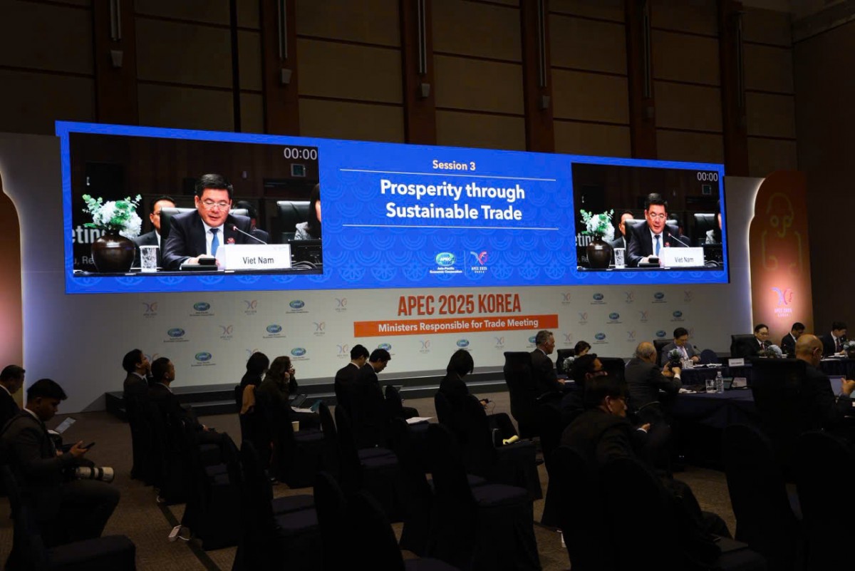 Chùm ảnh hoạt động của Bộ trưởng Nguyễn Hồng Diên tại Hội nghị RMT APEC 2025