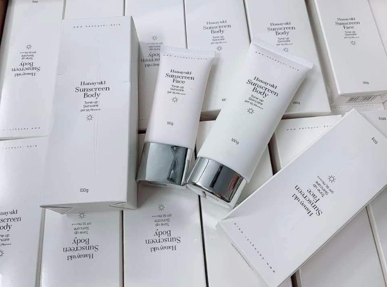 Thu hồi kem chống nắng Hanayuki do côngtychồng Đoàn Di Băng