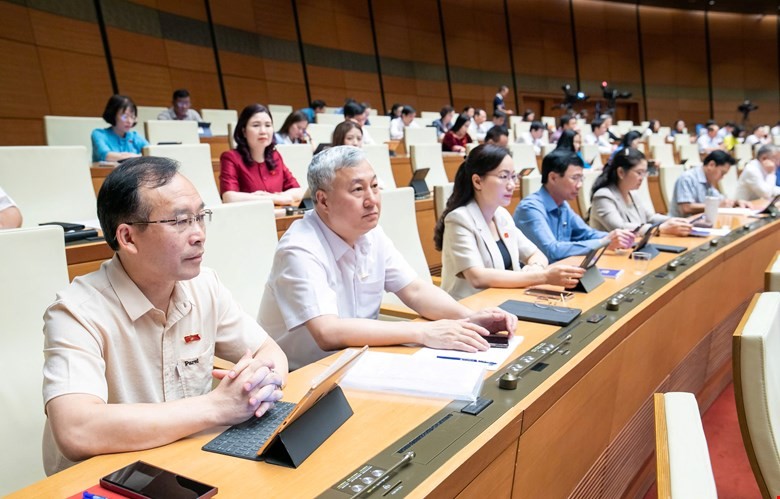 Các đại biểu dự phiên họp sáng 17 Các đại biểu dự phiên họp sáng 17