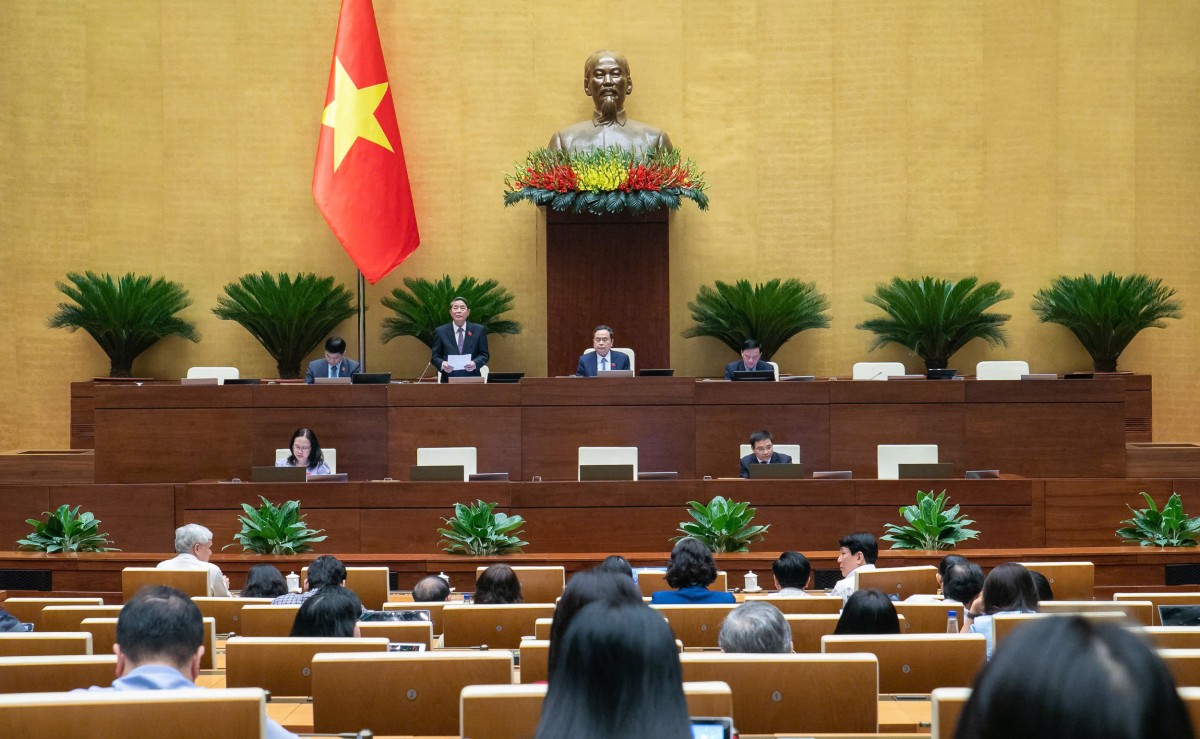 Toàn cảnh phiên họp. Ảnh: VPQH Toàn cảnh phiên họp. Ảnh: VPQH