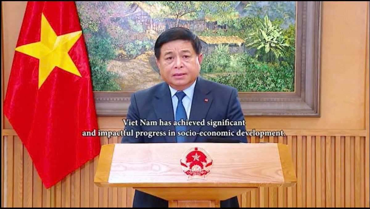 Phó Thủ tướng Nguyễn Chí Dũng gửi phát biểu trực tuyến tại Diễn đàn