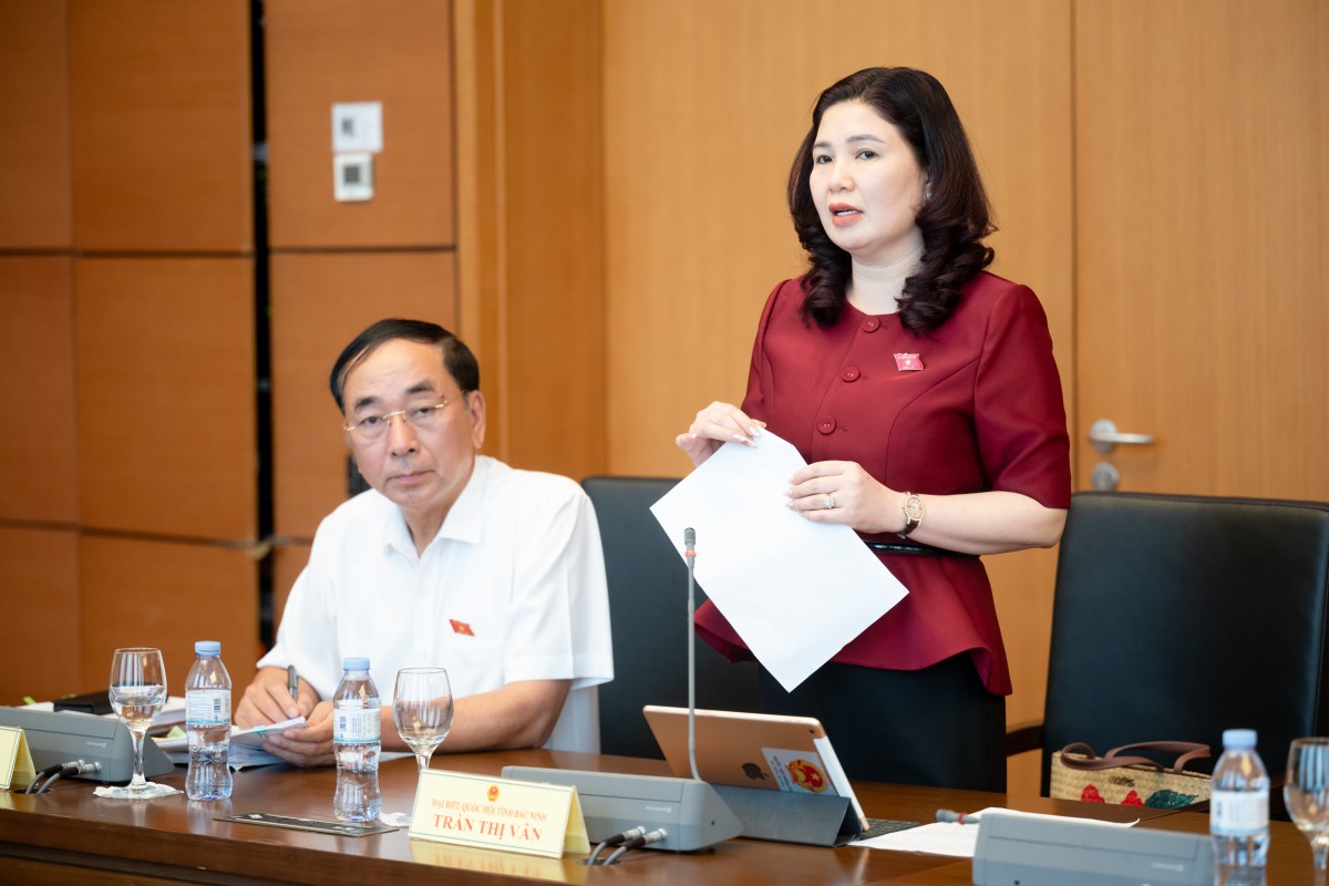 Đại biểu Trần Thị Vân (Đoàn Bắc Ninh) Đại biểu Trần Thị Vân (Đoàn Bắc Ninh)