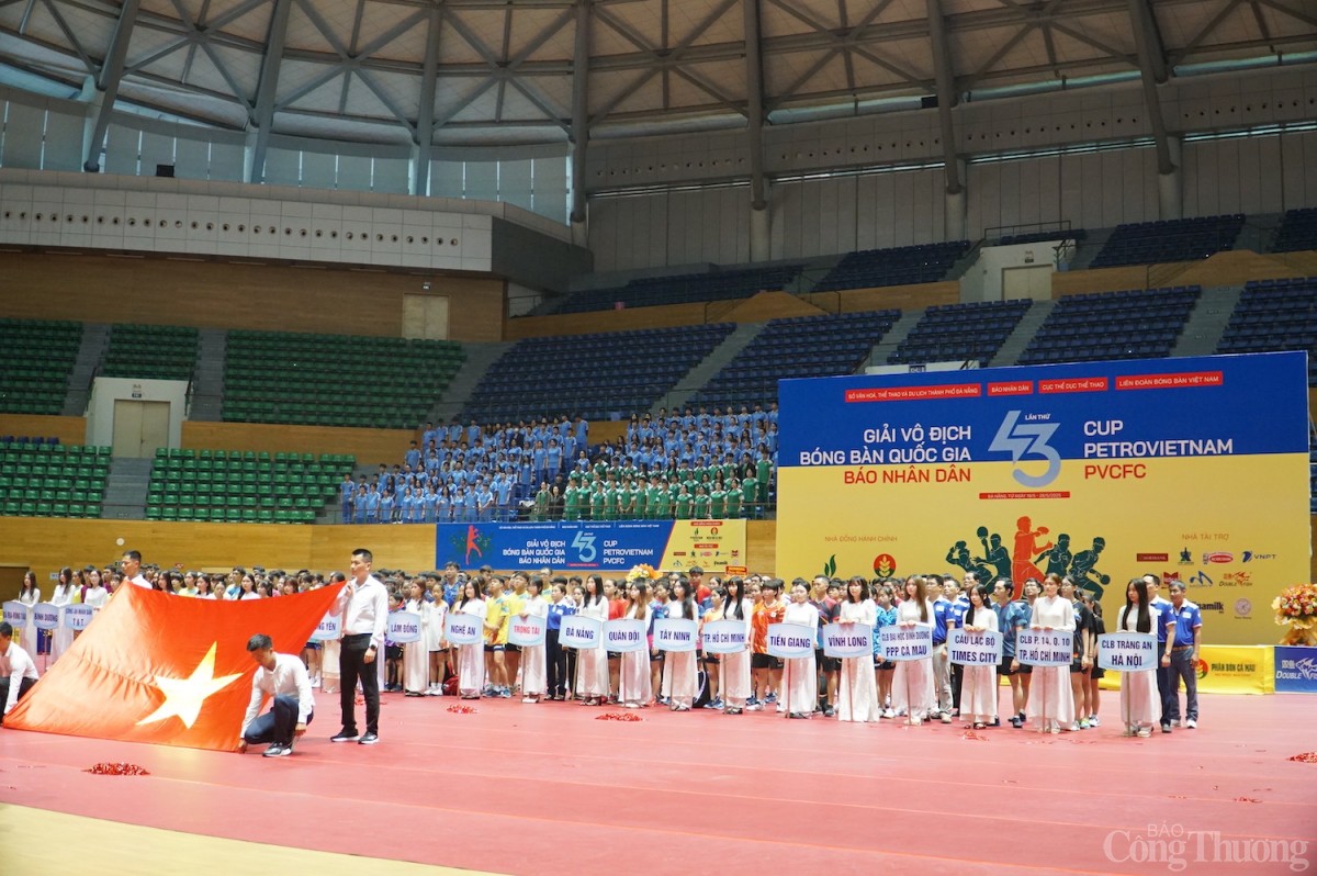 Khai mạc Giải vô địch bóng bàn quốc gia Báo Nhân dân lần thứ 53