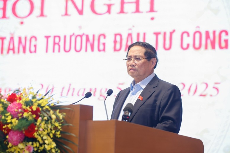 Thủ tướng Phạm Minh Chính phát biểu tại Hội nghị - Ảnh: VGP/Nhật Bắc Thủ tướng Phạm Minh Chính phát biểu tại Hội nghị - Ảnh: VGP/Nhật Bắc