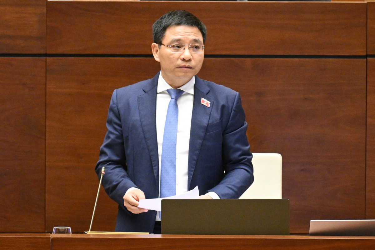 Bộ Trưởng Bộ Tài Chính Nguyễn Văn Thắng. Ảnh: VPQH