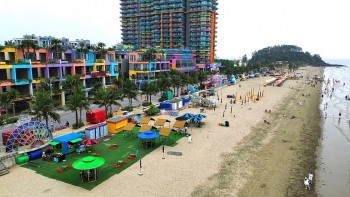 Thanh Hóa dẹp tình trạng lấn chiếm bãi biển Flamingo Linh Trường