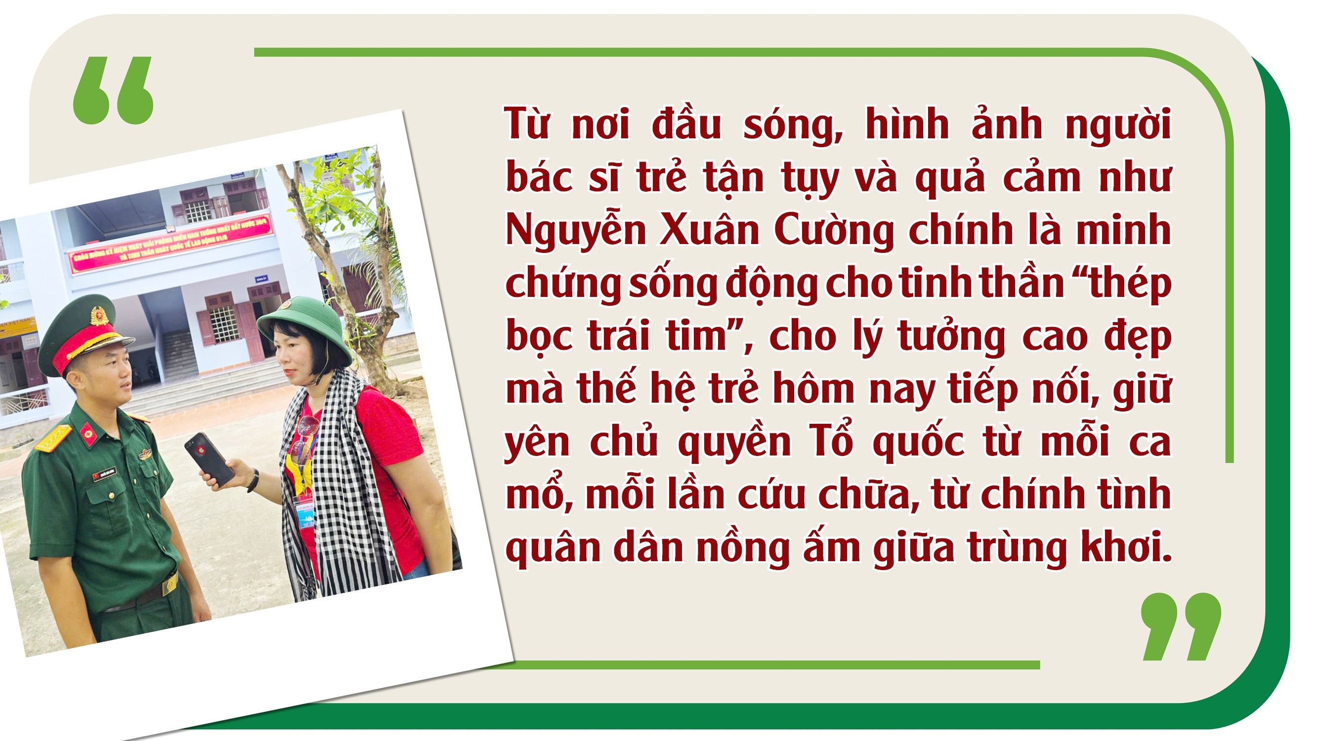Bác sĩ Nguyễn Xuân Cường: ‘Người giữ mạch sống’ ở Trường Sa Bác sĩ Nguyễn Xuân Cường: ‘Người giữ mạch sống’ ở Trường Sa