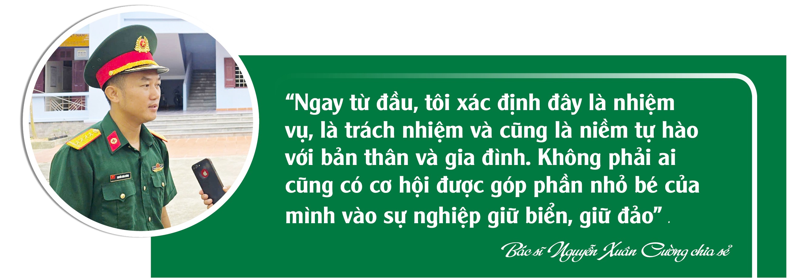 Bác sĩ Nguyễn Xuân Cường: ‘Người giữ mạch sống’ ở Trường Sa Bác sĩ Nguyễn Xuân Cường: ‘Người giữ mạch sống’ ở Trường Sa