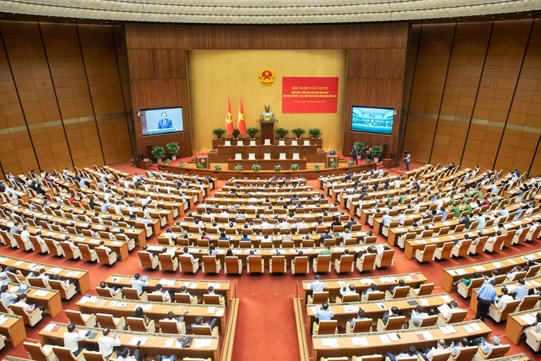 Sáng 21/5/2025: Quốc hội thảo luận và Biểu quyết thông qua Nghị quyết về việc rút ngắn nhiệm kỳ Quốc hội khoá XV và HĐND các cấp nhiệm kỳ 2021 - 2026; Ngày bầu cử đại biểu Quốc hội khóa XVI và đại biểu HĐND các cấp nhiệm kỳ 2026 - 2031 Sáng 21/5/2025: Quốc hội thảo luận và Biểu quyết thông qua Nghị quyết về việc rút ngắn nhiệm kỳ Quốc hội khoá XV và HĐND các cấp nhiệm kỳ 2021 - 2026; Ngày bầu cử đại biểu Quốc hội khóa XVI và đại biểu HĐND các cấp nhiệm kỳ 2026 - 2031