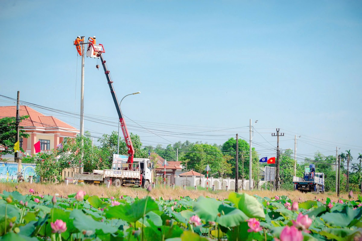 Điện lực Huế diễn tập phòng chống thiên tai và cứu nạn