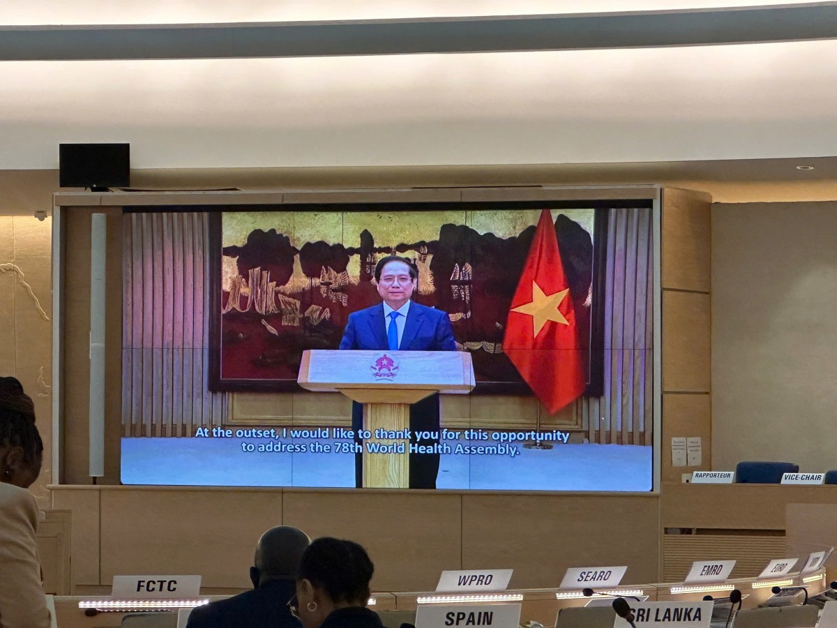 Video thông điệp của Thủ tướng Phạm Minh Chính được phát trong Phiên toàn thể của Kỳ họp ngày 20/05/2025. Video thông điệp của Thủ tướng Phạm Minh Chính được phát trong Phiên toàn thể của Kỳ họp ngày 20/05/2025.