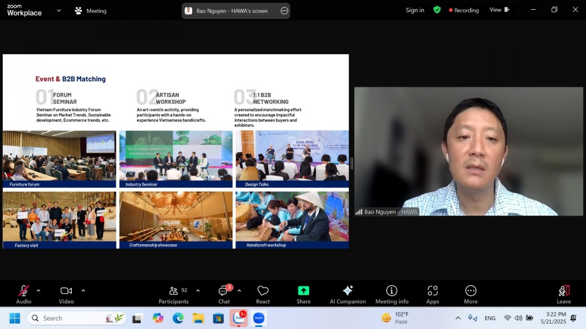 Hơn 100 doanh nghiệp dự hội thảo hợp tác gỗ - nội thất