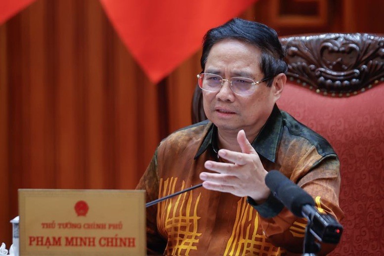 Thủ tướng Phạm Minh Chính chủ trì cuộc họp tiếp tục thảo luận, cho ý kiến với dự thảo Nghị quyết của Quốc hội về xây dựng trung tâm tài chính quốc tế tại Việt Nam.