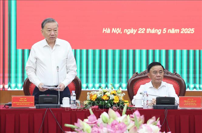 Tổng Bí thư Tô Lâm làm việc với Ủy ban Kiểm tra Trung ương- Ảnh 3.