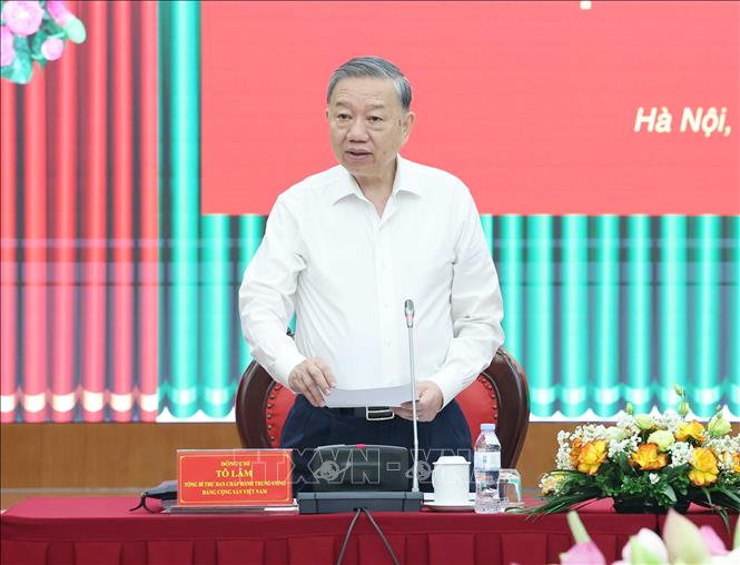 Tổng Bí thư Tô Lâm làm việc với Ủy ban Kiểm tra Trung ương- Ảnh 2.