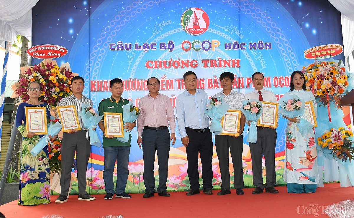 TP.Hồ Chí Minh: Trao chứng nhận 20 sản phẩm OCOP 3 sao