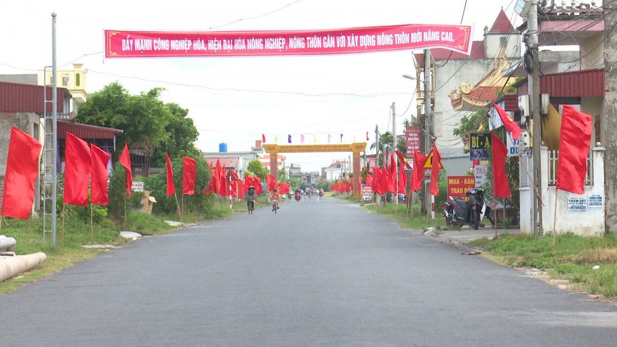 Chương trình xây dựng nông thôn mới tại huyện Thái Thụy (Thái Bình) đang tạo nên những miền quê đổi thay rõ nét. Ảnh: Duy Huy Chương trình xây dựng nông thôn mới tại huyện Thái Thụy (Thái Bình) đang tạo nên những miền quê đổi thay rõ nét. Ảnh: Duy Huy