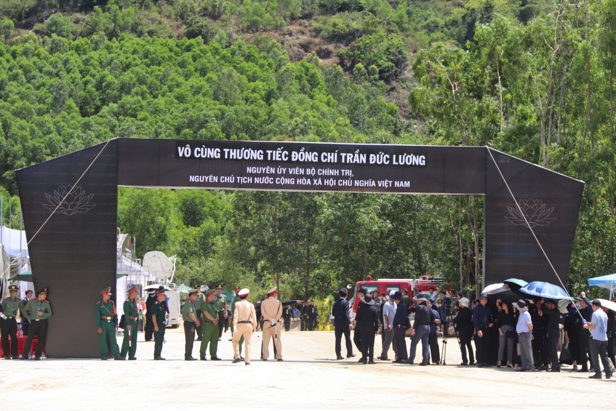 Quê nhà Quảng Ngãi đón nguyên Chủ tịch nước Trần Đức Lương