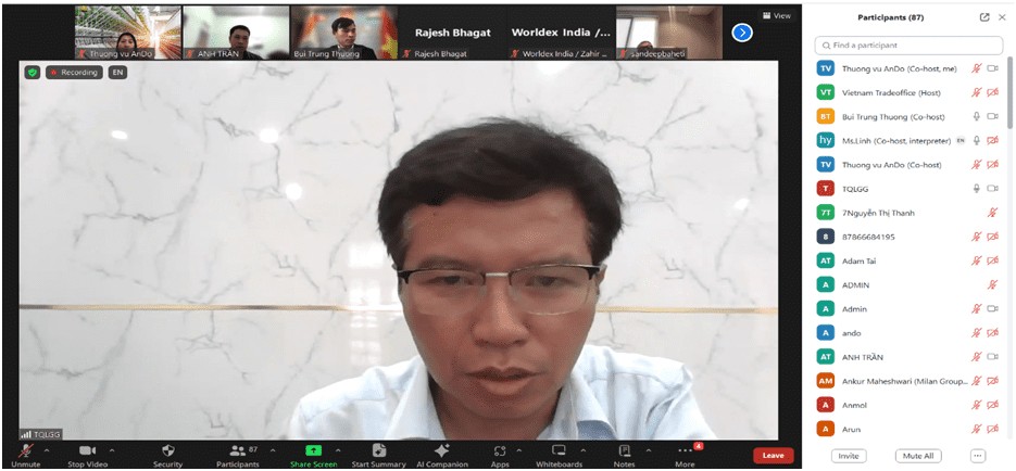 Việt Nam - Ấn Độ thúc đẩy hợp tác chiến lược ngành dệt may