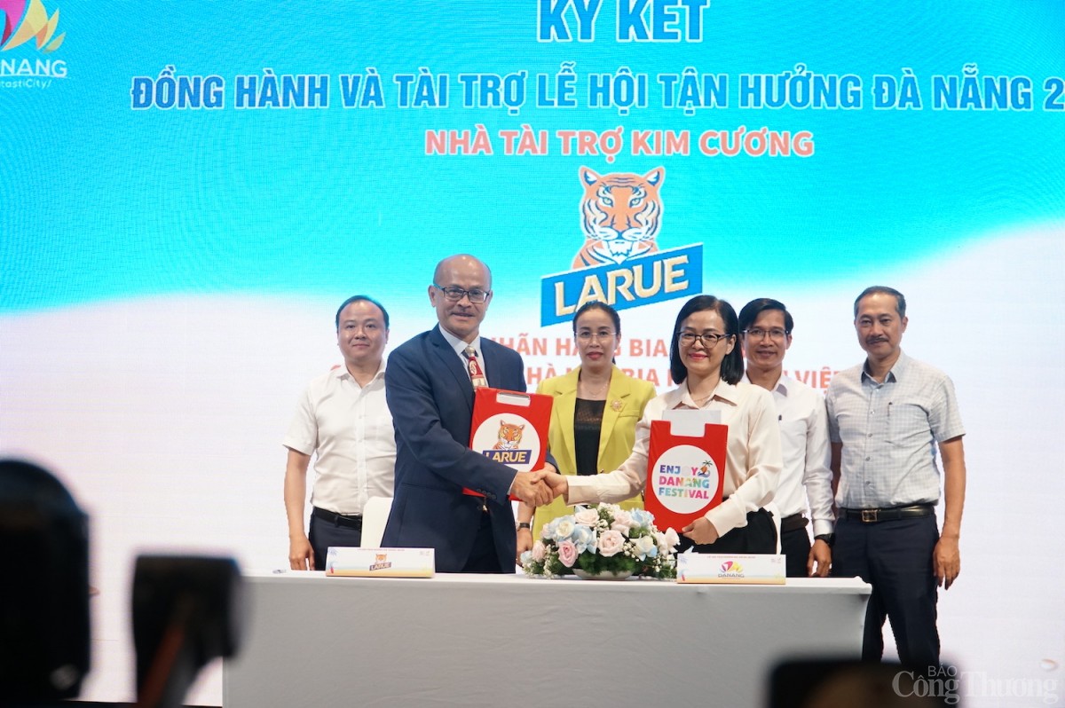 Ký kết đồng hành, tài trợ Lễ hội tận hưởng Đà Nẵng 2025