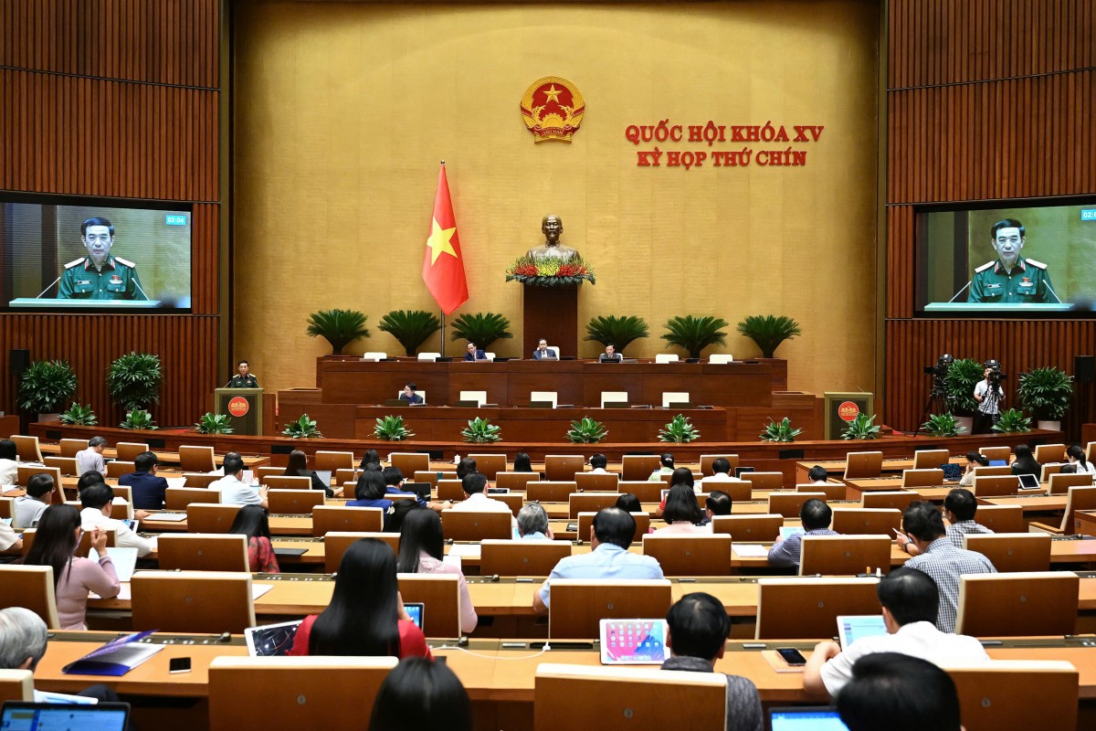 Chiều 27/5/2025, Quốc hội nghe trình bày Tờ trình và Báo cáo thẩm tra dự án Luật Tình trạng khẩn cấp