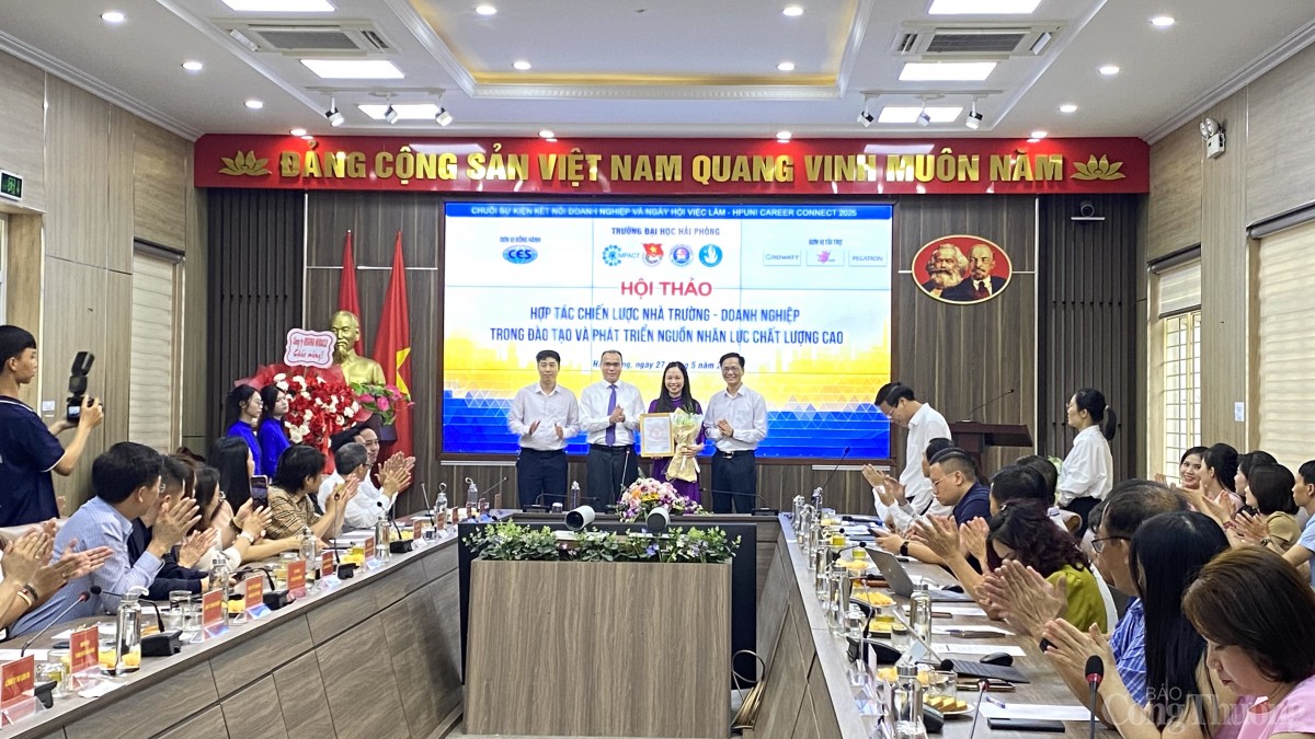 Hải Phòng: Hội thảo hợp tác chiến lược nhà trường - doanh Hải Phòng: Hội thảo hợp tác chiến lược nhà trường - doanh