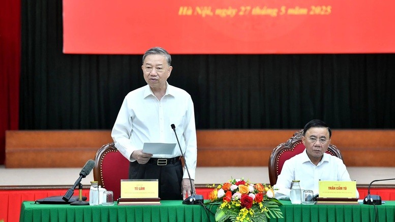 Tổng Bí thư Tô Lâm chủ trì buổi làm việc