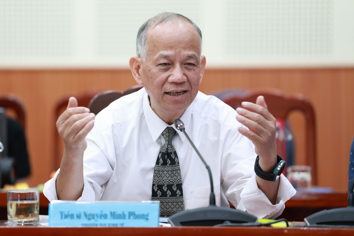 Chuyên gia kinh tế Nguyễn Minh Phong. Ảnh: Hải Nguyễn Chuyên gia kinh tế Nguyễn Minh Phong. Ảnh: Hải Nguyễn