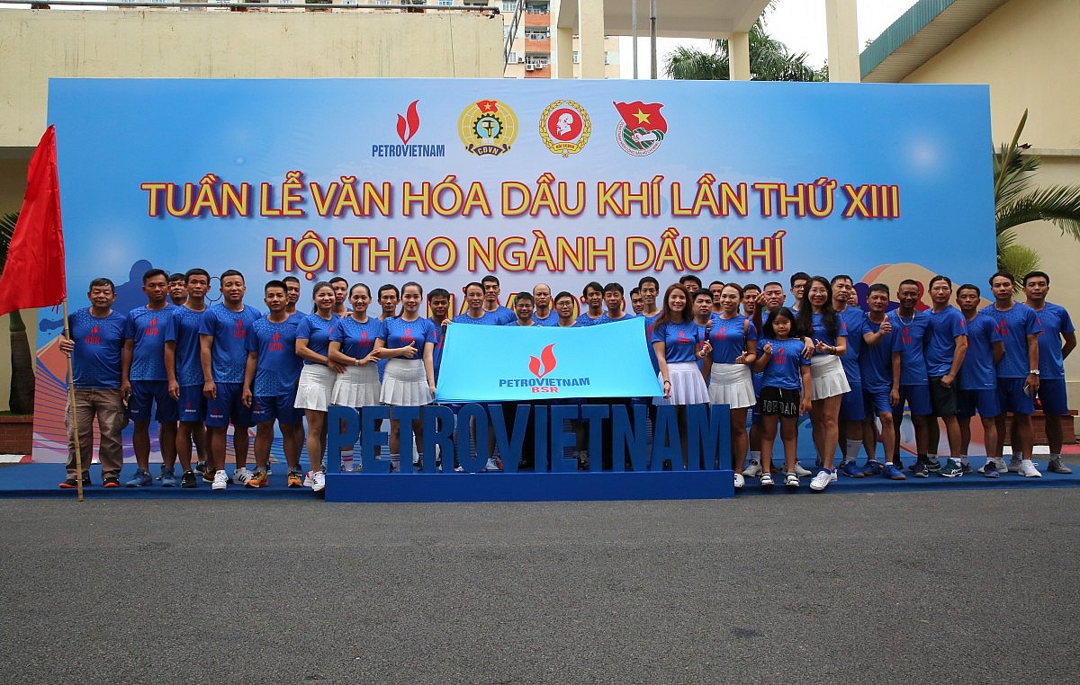 Đoàn VĐV BSR tham dự Hội thao ngành Dầu khí năm 2022