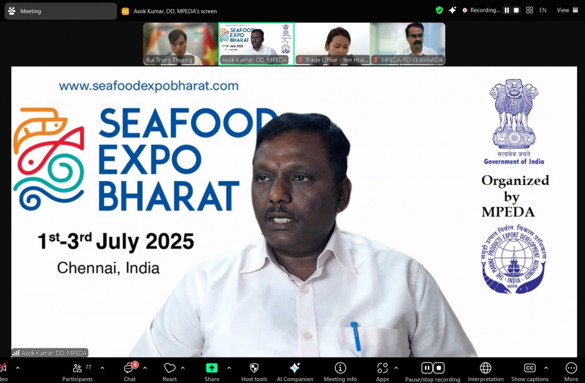 Việt Nam - Ấn Độ tăng cường hợp tác trong ngành thủy sản