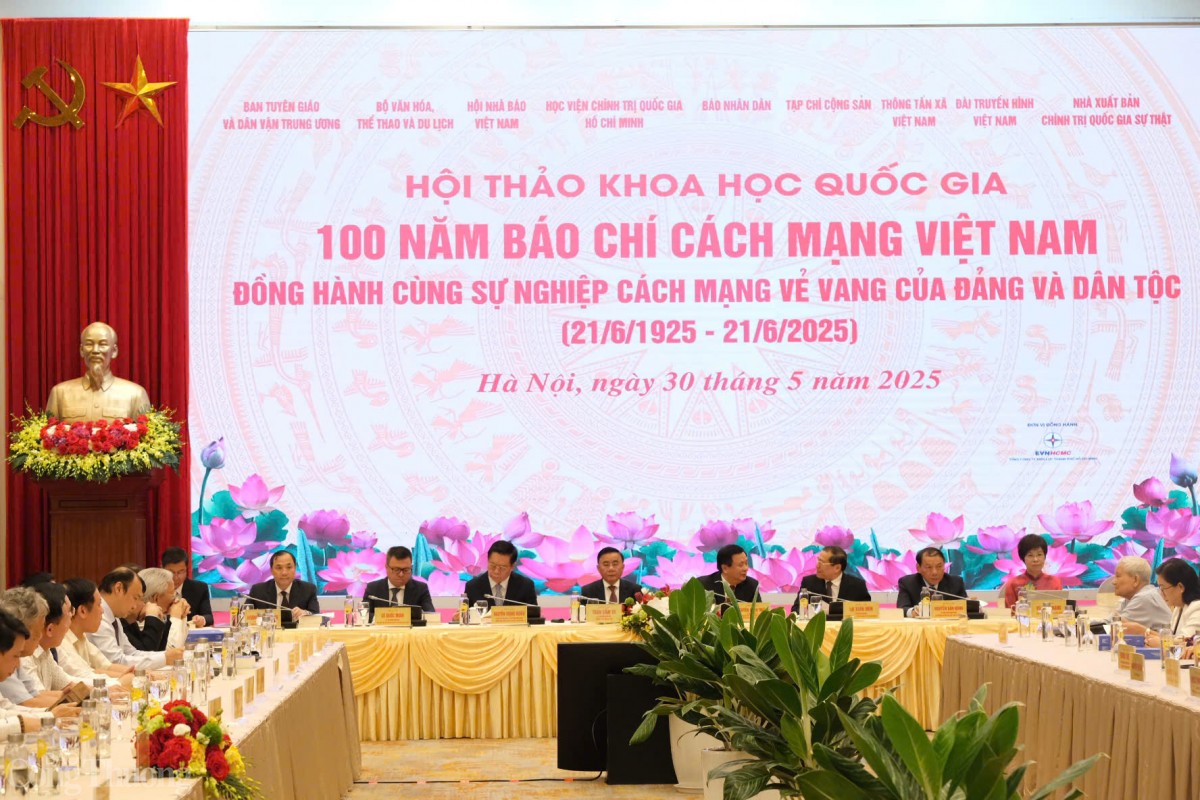 Hội thảo cấp quốc gia: “100 năm Báo chí cách mạng Việt Nam đồng hành cùng sự nghiệp vẻ vang của Đảng và dân tộc”
