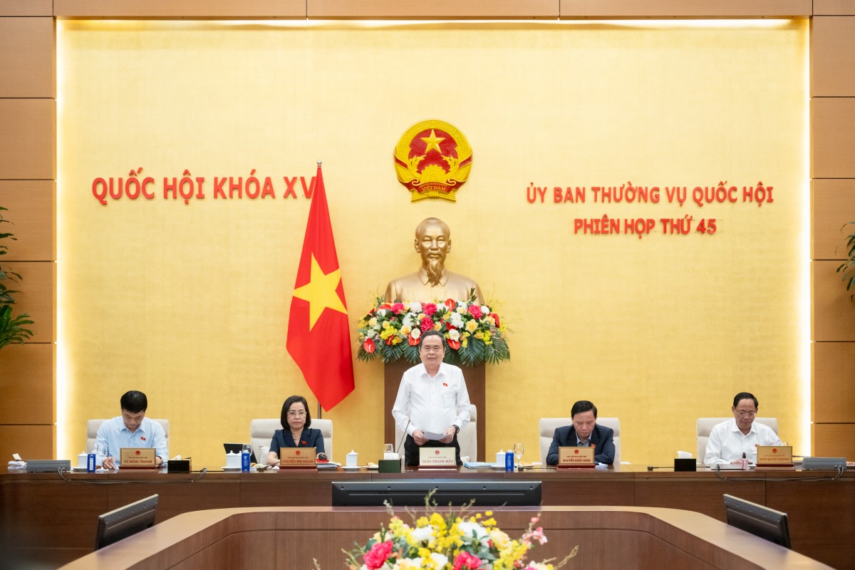 Phiên họp thứ 45 - Ủy ban Thường vụ Quốc hội khóa XV Phiên họp thứ 45 - Ủy ban Thường vụ Quốc hội khóa XV