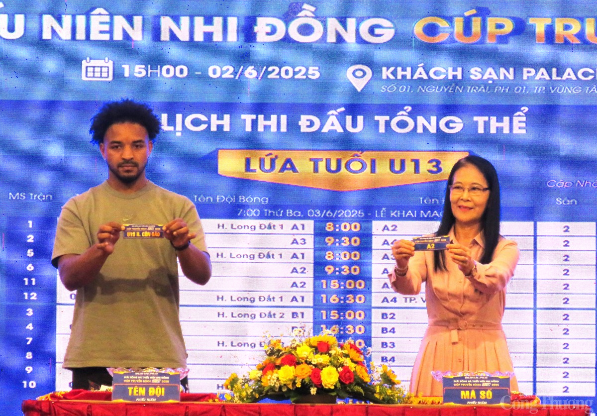 Xuân Son bốc thăm chia bảng Giải bóng đá cúp BRT 2025 Xuân Son bốc thăm chia bảng Giải bóng đá cúp BRT 2025