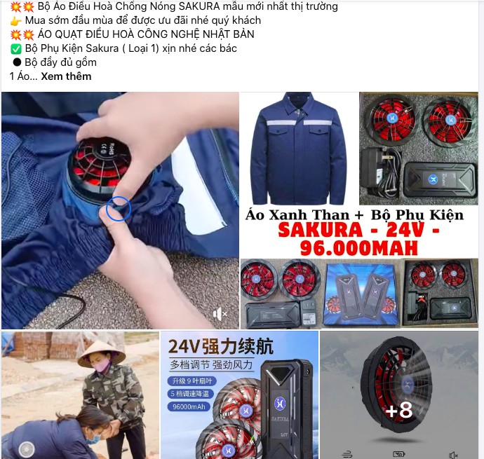 Áo điều hòa hút khách, tiểu thương đua nhau 'hốt bạc' Áo điều hòa hút khách, tiểu thương đua nhau 'hốt bạc'